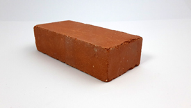 Brique réfractaire rouge flammé