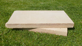 Brique réfractaire vieux jaune beige nuancé