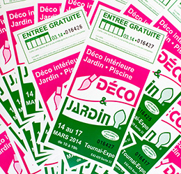 Des entrées gratuites pour le salon Déco & Jardin
