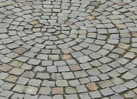 pavés mosaïque grès belge neuf