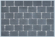 pavé béton couleur gris bleuté