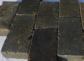 brique artisan noir a plat