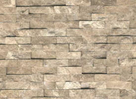 Mosaique en pierre clivee moca beige 30x10