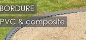 Bordure en PVC et composite Bordure en PVC et composite