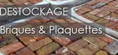 Déstockage de briques et plaquettes