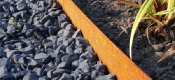 Bordure acier Corten