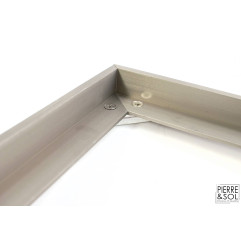 Proma-AR - Aluminium doormat frame - Stainless steel colour - Rosco