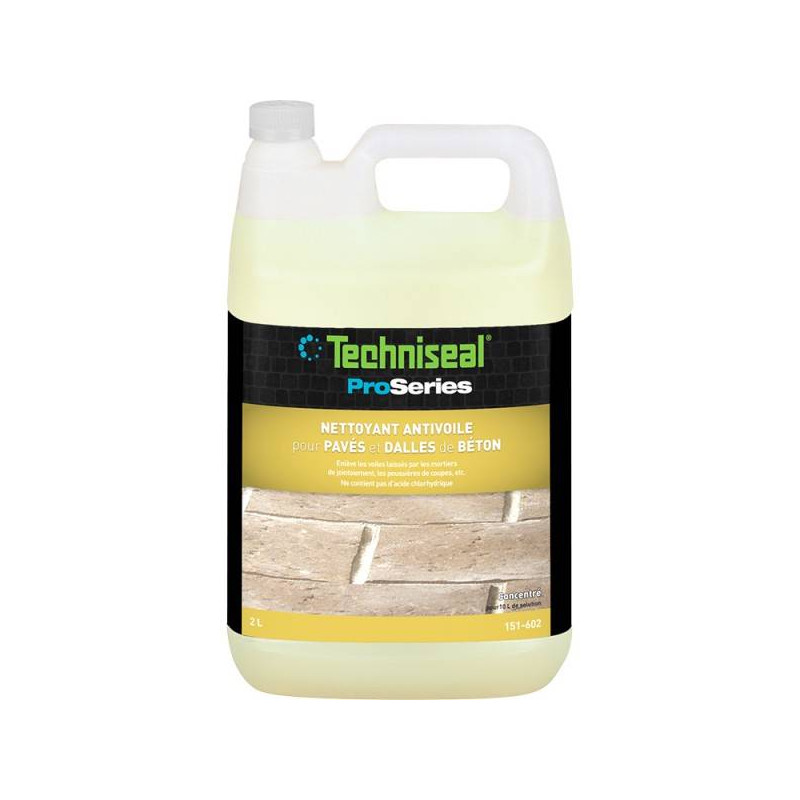 Cleaning antivoile - pavers and slabs of concrete - Techniseal