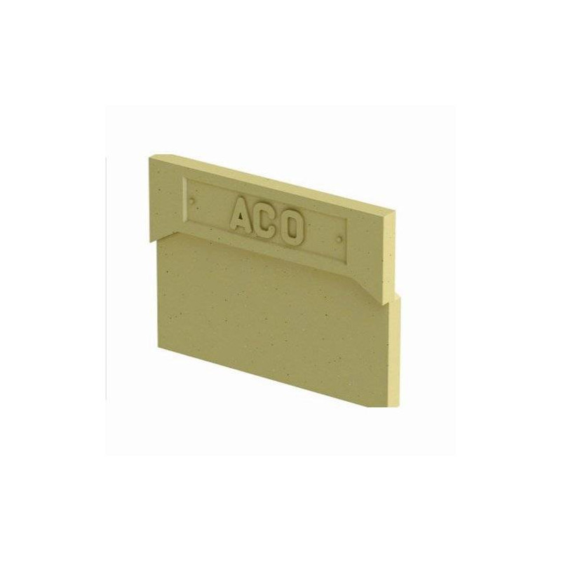 Placa final fechada Euroline 60/60 discreto - ACO