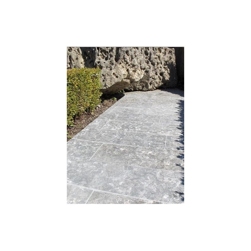 Dirigido com a pedra azul lajes da China flammé Dirigido com a pedra azul lajes da China flammé