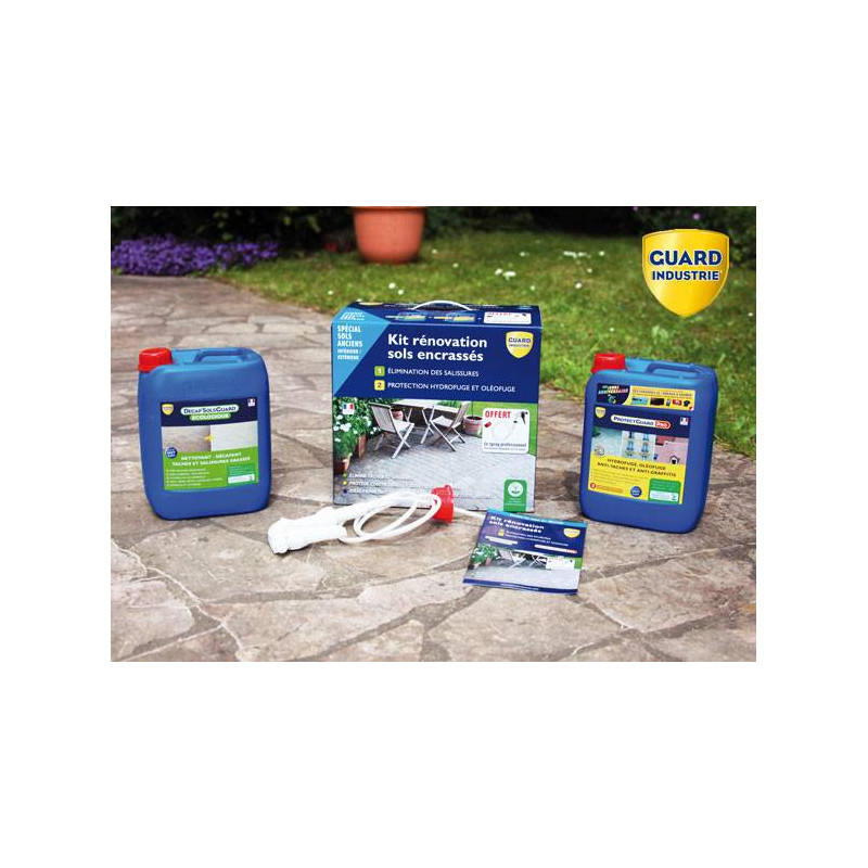 Kit rénovation sols encrassés - Guard Industrie Kit rénovation sols encrassés - Guard Industrie