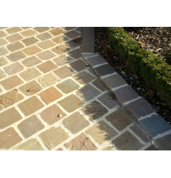 Kandla sandstone paver - Multicolor Brown Ocher - Pierre & Sol