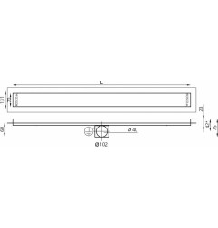 Doucheline RDX - Shower drain channels - Rosco
