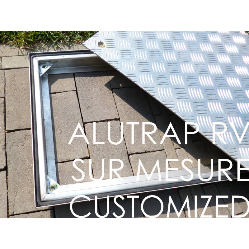 Moldura de aço galvanizado e tampa de alumínio impermeável-ON MESURE Moldura de aço galvanizado e tampa de alumínio impermeável-ON MESURE