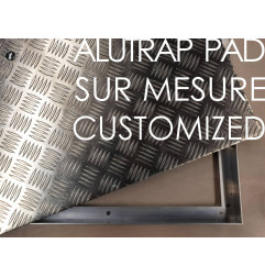 Trampilla de acceso de aluminio estriado - PERSONALIZADO - Alutrap PAD - Rosco