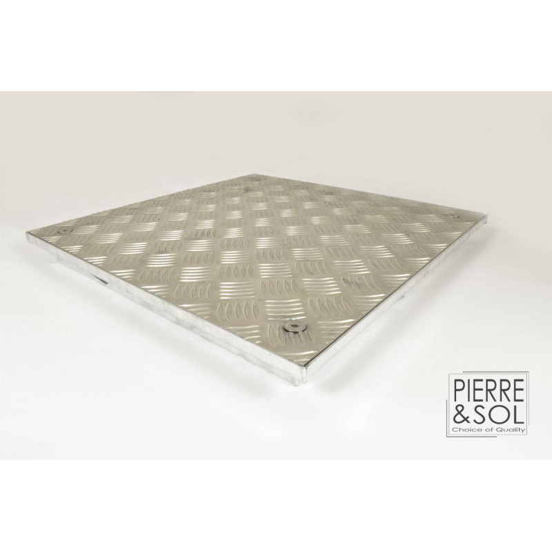 Galvanised steel frame and watertight aluminium cover - Alutrap RV - ROSCO