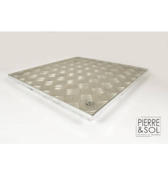 Moldura de aço galvanizado e tampa de alumínio impermeável-ON MESURE