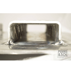 Moldura de aço galvanizado e tampa de alumínio impermeável-ON MESURE