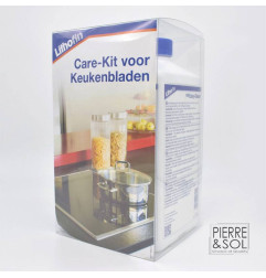 MN Easy-Clean Kitchen Care Set - Set para el mantenimiento diario de las encimeras de cocina - Lithofin