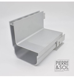 Caniveau à fente aluminium Side Drain EURO - L&S