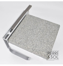 Gutter slotted aluminum SideDrain EURO - L&S