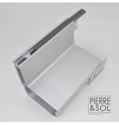 Caniveau à fente aluminium Side Drain EURO - L&S