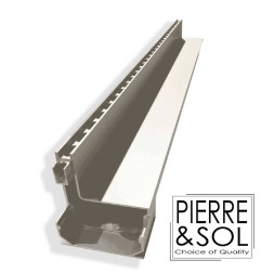 Caniveau à fente aluminium Side Drain EURO - L&S