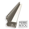 Gutter slotted aluminum SideDrain EURO - L&S