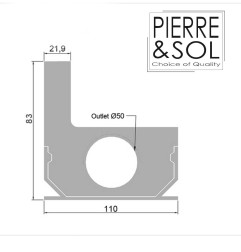 Closing Side Drain EURO - L & D room