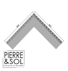 侧排水欧洲铝角沟槽 - L-S