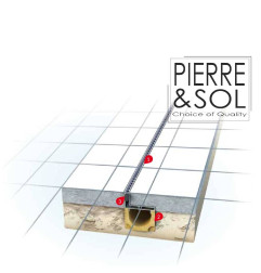 Caniveau à fente en aluminium - Side Line EURO - L&S