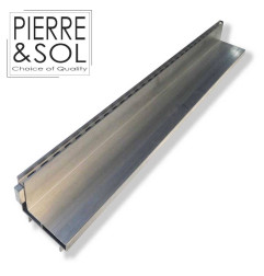 Caniveau à fente en aluminium - Side Line EURO - L&S