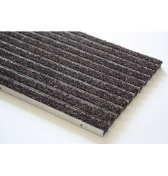 Fußmatte mit Aluminiumprofilen - Höhe 22 mm - NACH MASS - Vario - Rosco