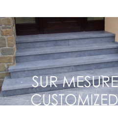Бельгийская лестница голубого камня на MESURE