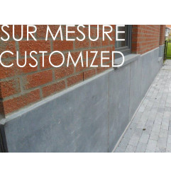 Soubassement - Pierre Bleue Belge - SUR MESURE