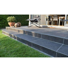 Dalle Céramique - Pierre Bleue Meulé Foncé