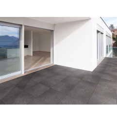 Laje cerâmica-Dark belga Blue Stone