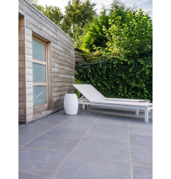 Керамическая плита - Темный известняк