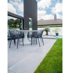 بلاطة خزفية - حجر جيري داكن