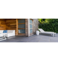 Dalle Céramique - Pierre Bleue Meulée Foncée