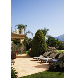 Laje cerâmica-travertin Clair