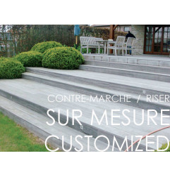 Contre-Marche d'Escalier en Céramique SUR MESURE