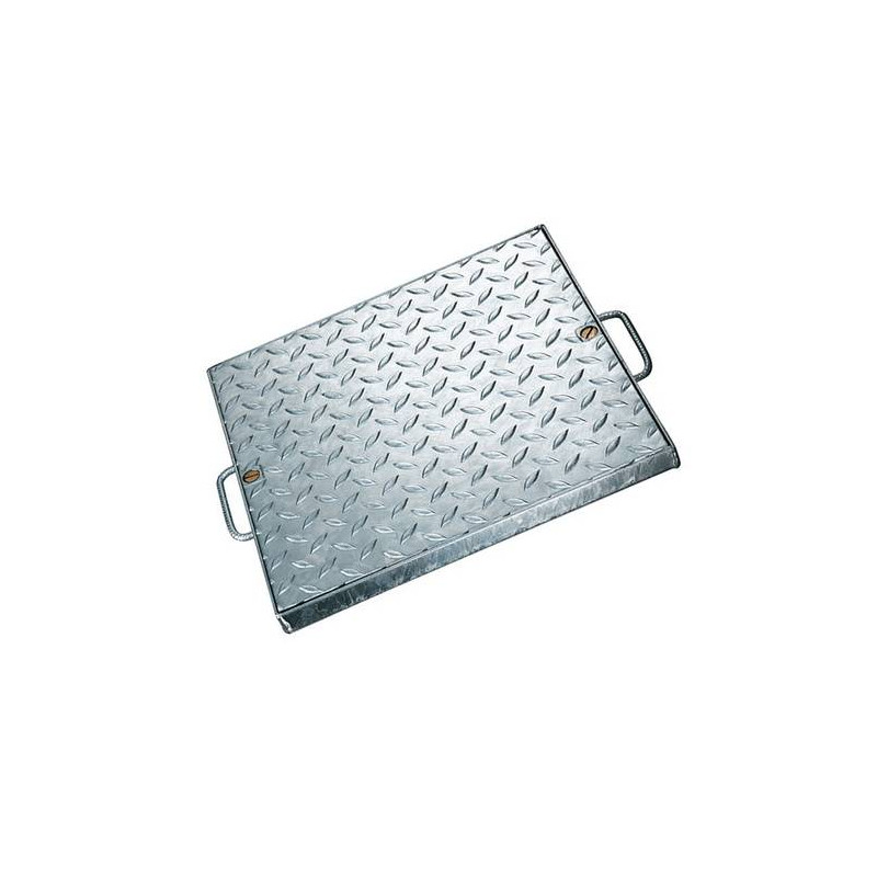 Trappe de visite galvanisée striée EURO Trappe de visite galvanisée striée EURO