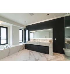 Cerâmica XXL 5,6 mm-Marmi Bianco Statuario Venato-mármore-em estoque em MESURE