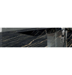 Cerâmica XXL 5,6 mm-Black Desire Bocciardato-mármore-em estoque em MESURE