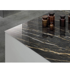 Cerâmica XXL 5,6 mm-Black Desire Bocciardato-mármore-em estoque em MESURE