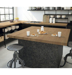 XXL 陶瓷 5.6 毫米 - 蓝石黑 - 石头 - 库存上 MESURE