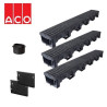 Kit afvoergoten voor garage 3 meter - 3M B125 - ACO