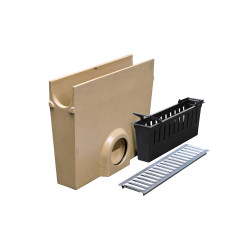 Grondaia SUPERMINI griglia zincata H5cm