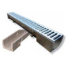 Gutter Standard with galvanized grid - H 11 cm